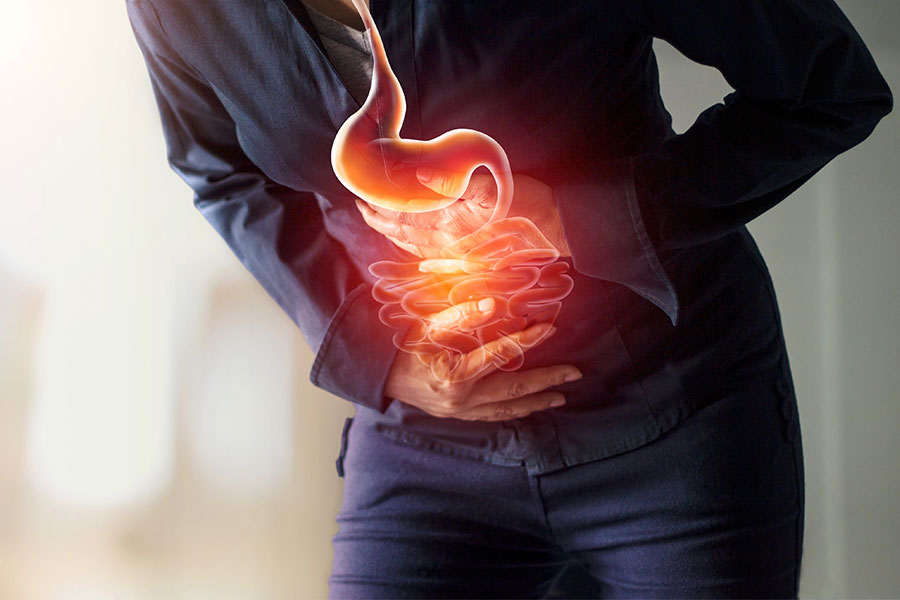 Durerile de stomac in capul pieptului