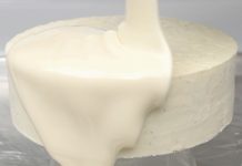 Glazura de ciocolata alba