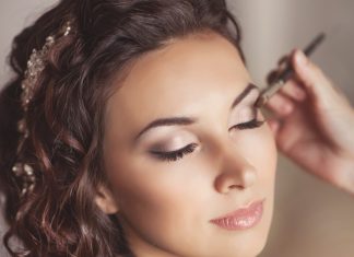 Machiaj de nunta pentru ochi albastri